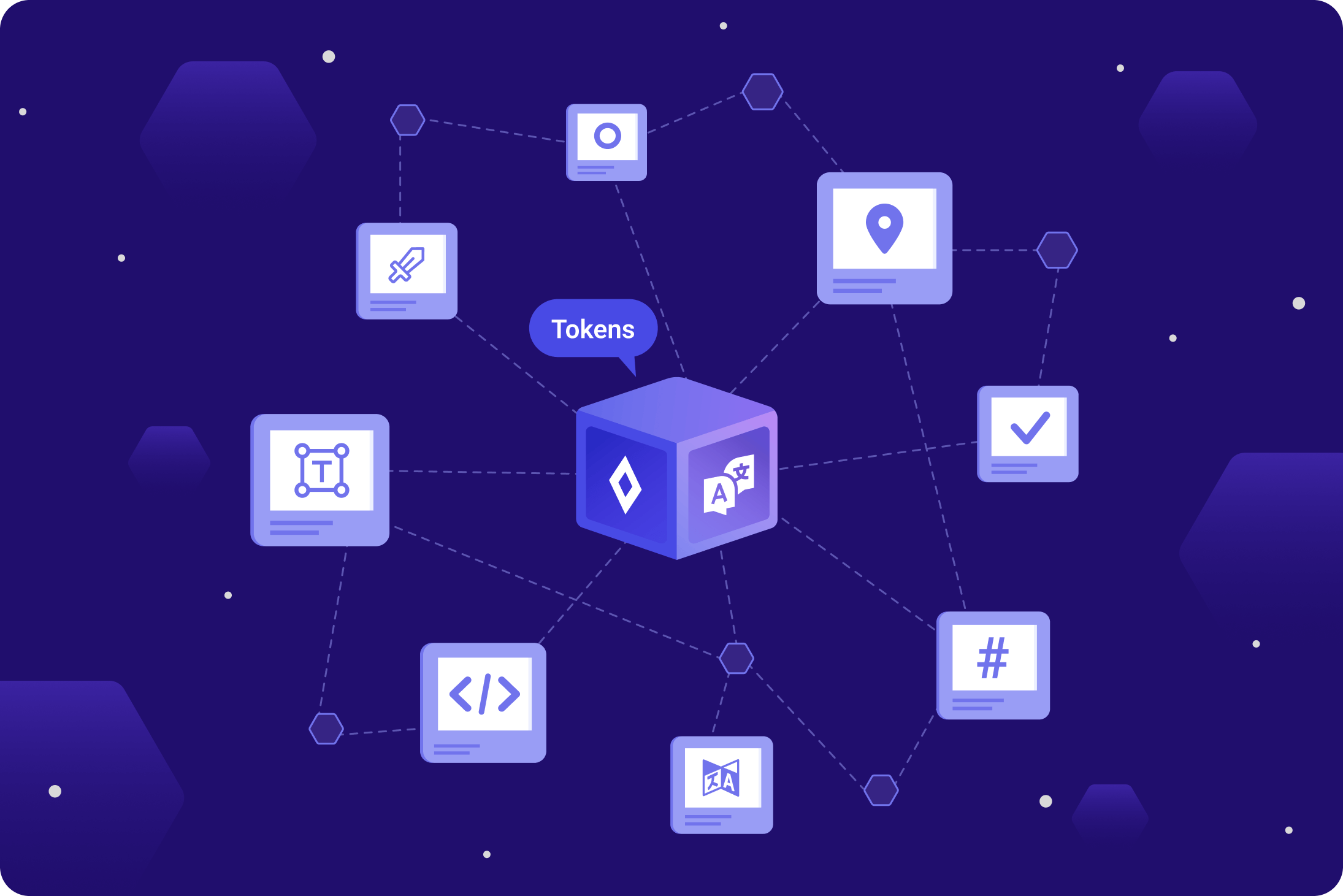 How to use tokens in localization